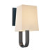 Cappio One Light Wall Sconce in Rubbed Bronze