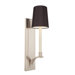 Curva One Light Wall Sconce in Satin Nickel