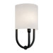 Intermezzo One Light Wall Sconce in Rubbed Bronze