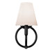 Alu One Light Wall Sconce in Rubbed Bronze