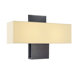 Ombra Two Light ADA Wall Sconce in Rubbed Bronze