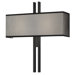 Tandem Two Light Wide Wall Sconce