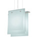 Suspended Glass A 2 Light Foyer Pendant