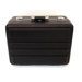 Deluxe Polyethylene Tool Case with Chrome Hardware in Black: 13 x 18 x 9