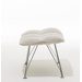 HourglassJehs and Laub Wire Base Ottoman