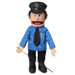 25" Caucasian Policeman Full Body Puppet