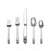 Royal Danish 5 Piece Flatware Set with Cream Soup Spoon