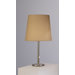 Buster  Table Lamp with Taupe Claireborne Shade