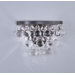 Bling Crystal Drop Sconce in Deep Patina Bronze