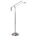 Crane Task  Floor Lamp in Polished Nickel
