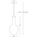 Jonathan Adler Capri 1 Light Pendant