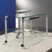 Glass Top Computer Desk