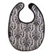 Baby's Own Damask Baby Bib in Black and White