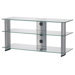 50" Plasma-TV-Stand "PL 3100" in Rauch mit Klarglas