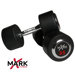 Pair of 35 lb. Commercial Rubber Round Dumbbells