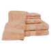 100% Supima Cotton 6-Piece Towel Set in Champagne
