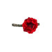 Leopard Elastic Headband with Red Jenessa Rose Flower