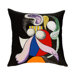 Femme a la Fleur Tapestry Pillow