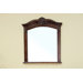 Elbridge Solid Wood Framed Mirror in Medium Walnut