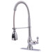 Single Handle Centerset Bar Faucet with Pull Down Spout