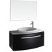 Allura Wall-Mounted Bathroom Vanity Set