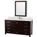 Abingdon 60" Single Bathroom Vanity Set