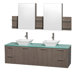 Amare 72" Double Bathroom Vanity Set
