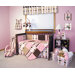 Prep School Pink 4 Piece Crib Bedding Set