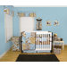 Bubbles Teal 4 Piece Crib Bedding Set