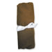 Cotton Percale Chocolate Crib Sheet in Brown