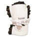 Ruffle Receiving Blanket in White and Brown
