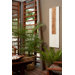 Pura Vida I Rain Drop Teak Panel in White with Natural Step Up and White Drops
