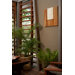 Pura Vida I Rain Drop Teak Panel in Natural with White Step Up and Natural Drops
