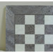 17" Briar Wide Frame Chess Board in Grey / Ivory Glossy