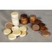 Wood Backgammon Checkers