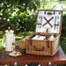 Cheshire Basket for Two with Blanket in Gazebo