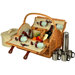 Yorkshire Picnic Basket with Coffee Flask for Four