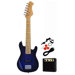 Kids Electric Guitar in Transparent Blue