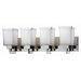 Affinia Vanity Light in Chrome with Glass Shade