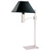 Pyramid 1 Light Table Lamp in Polished Stainless Steel