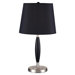 Portable 1 Light Table Lamp in Black