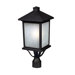 Holbrook 1 Light Outdoor Post Light with Metal Frame