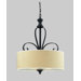 Charleston 3 Light Drum Foyer Pendant