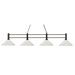 Challenger 4 Light Billiard Pendant