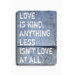 Love Is Kind Planked Wood Sign - 20" x 14"