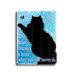 Cat Moves in Planked Wood Sign - 20" x 14"