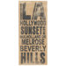 La Tranist Wood Sign