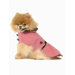 Pleated Dog Coat in Hot Pink