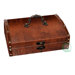 Small Vintage Style Leather Treasure Chest