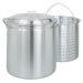 Aluminum Fryer / Steamer with Lid and Basket